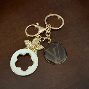 Has FLAW/Clearance See Photos: LV Keychains - Repurposed Louis Vuitton Canvas